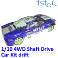 1 10 4WD Shaft Drive RC Car Kit drift